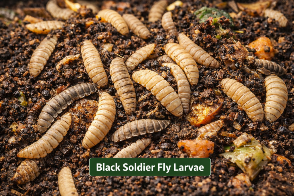 Black Soldier Fly Larvae