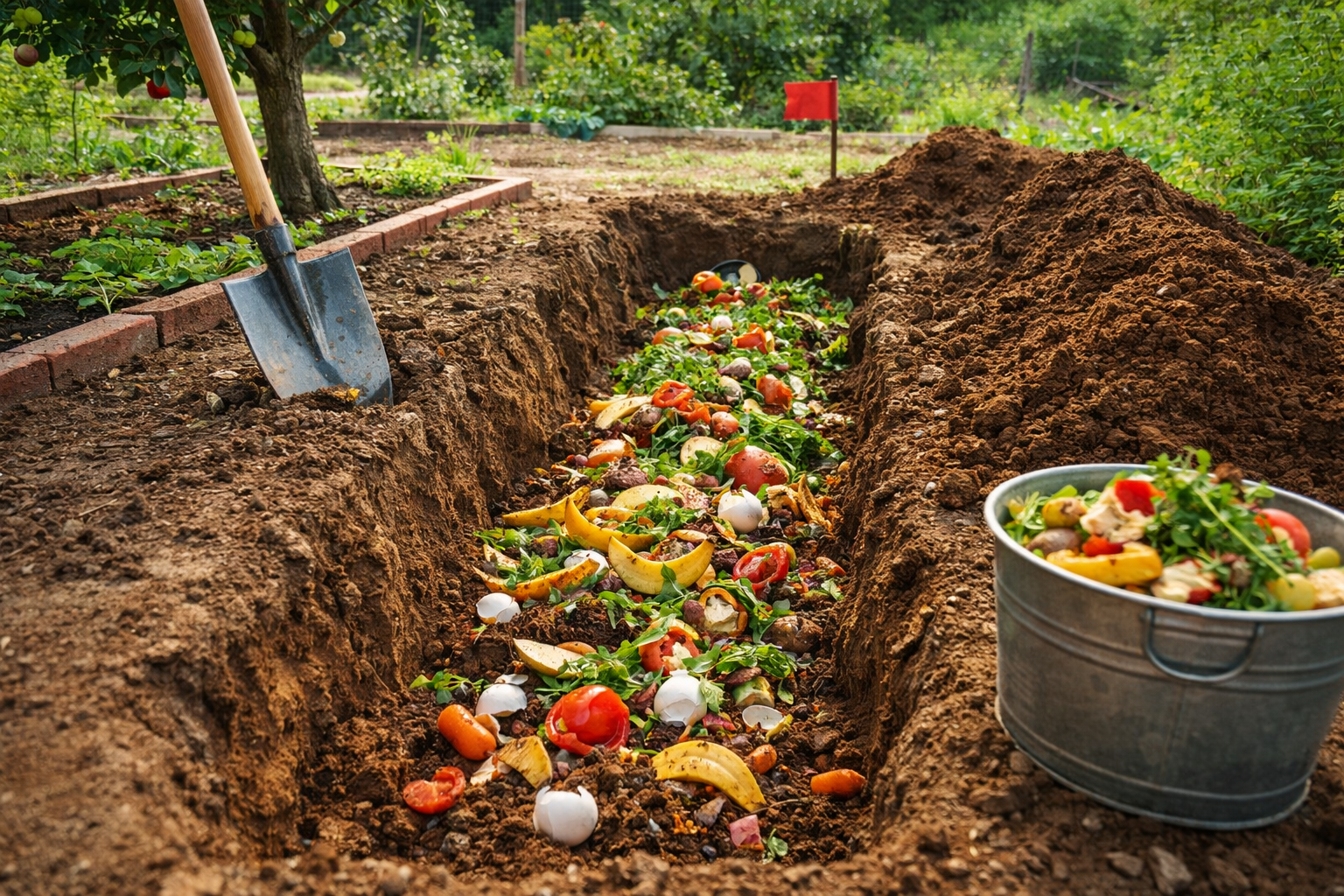 The Pros and Cons of Trench Composting