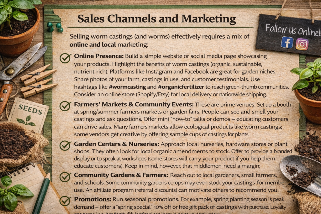 How To Start Worm Casting Business